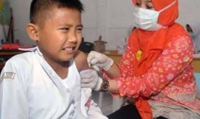  Dinkes Bengkalis Kampanyekan Imunisasi Campak Rubella, Ini Pentingnya